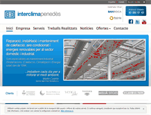 Tablet Screenshot of interclimapenedes.com